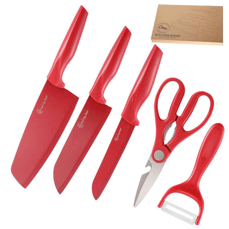 Knife Set Stainless Steel 5 Piece Set – Naveedo